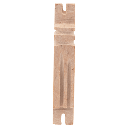Shin Stone Mezuzah with two grooves.