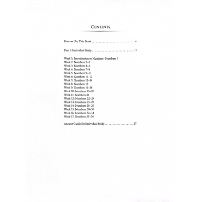 Numbers Adult Study Guide (Printed Version)