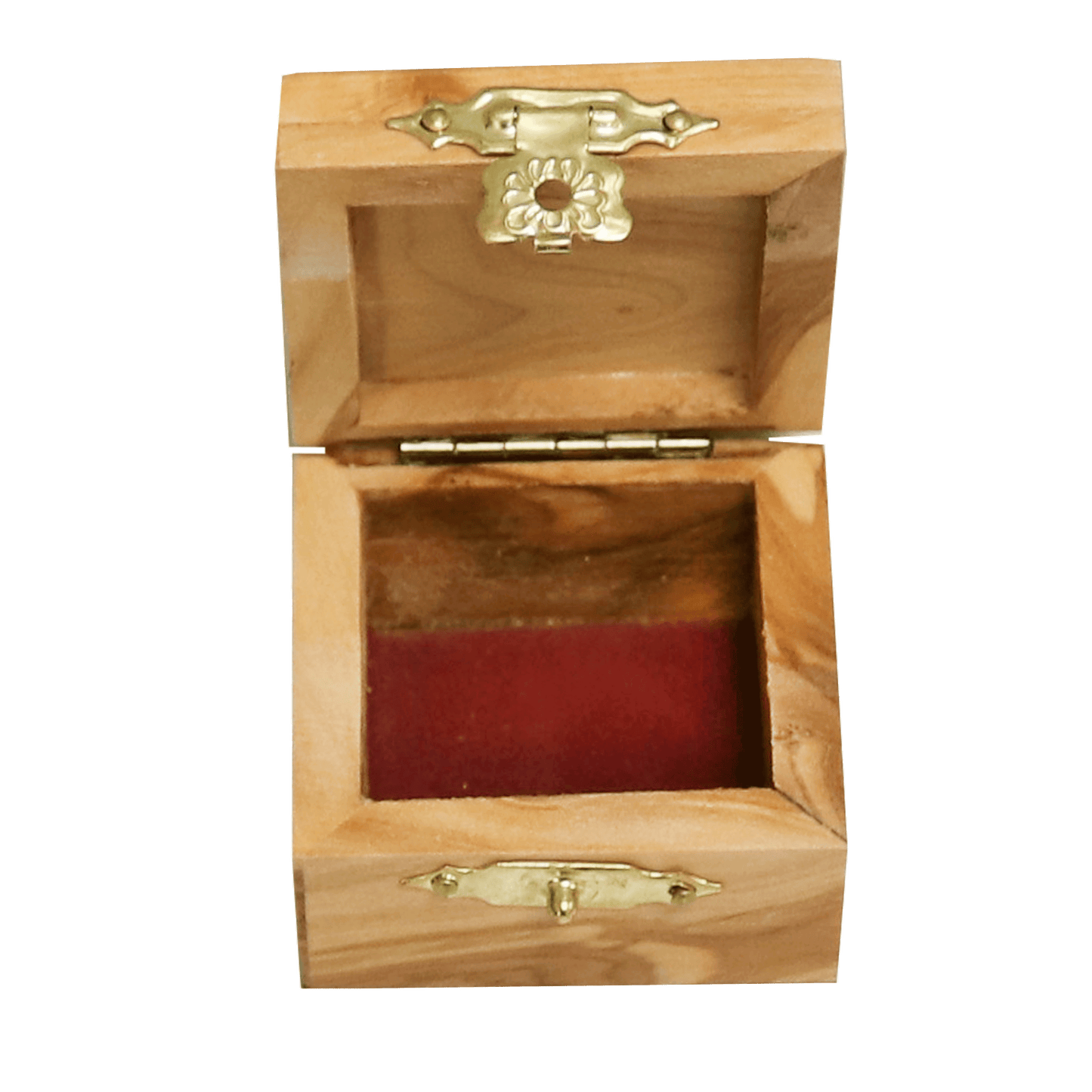 Grafted-In Square Olive Wood Box