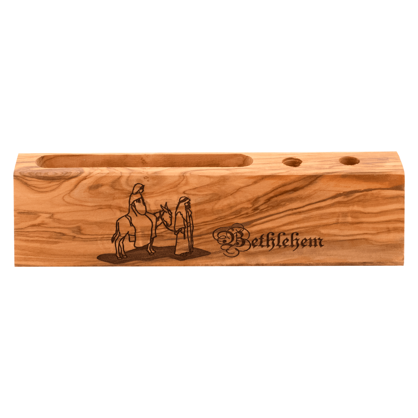 Olive Wood Card and Pen Holder (Various)