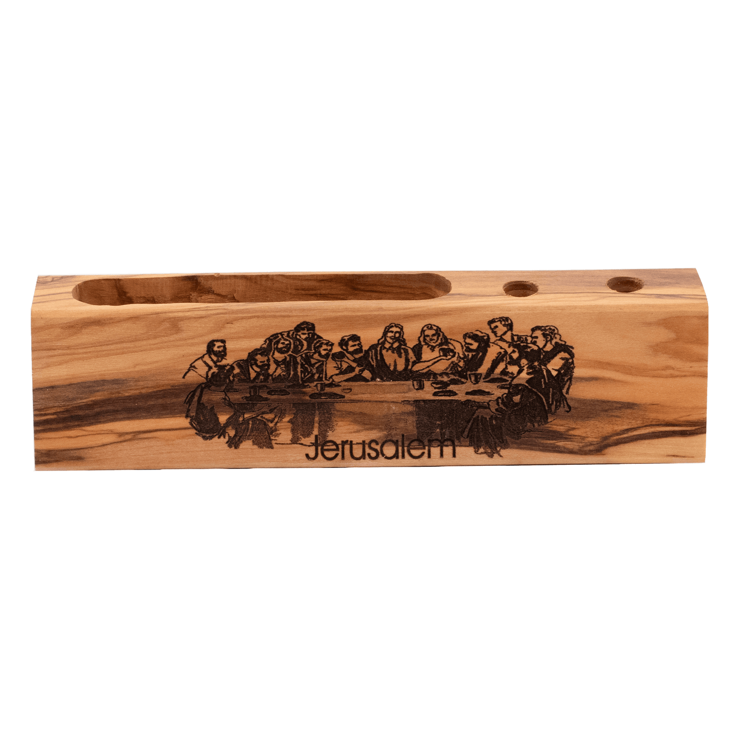 Olive Wood Card and Pen Holder (Various)