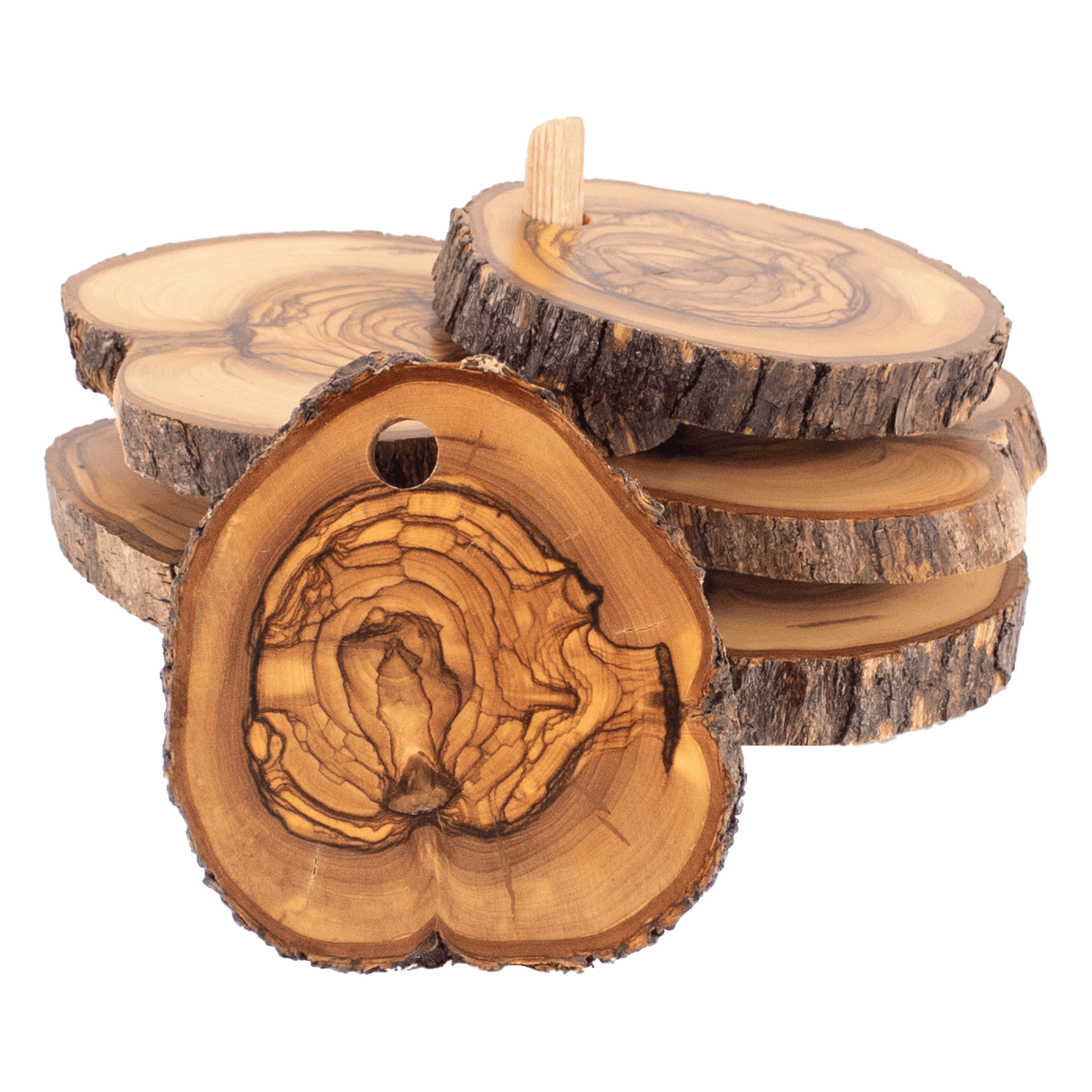 Olive Wood Coaster Set – Holyland Marketplace