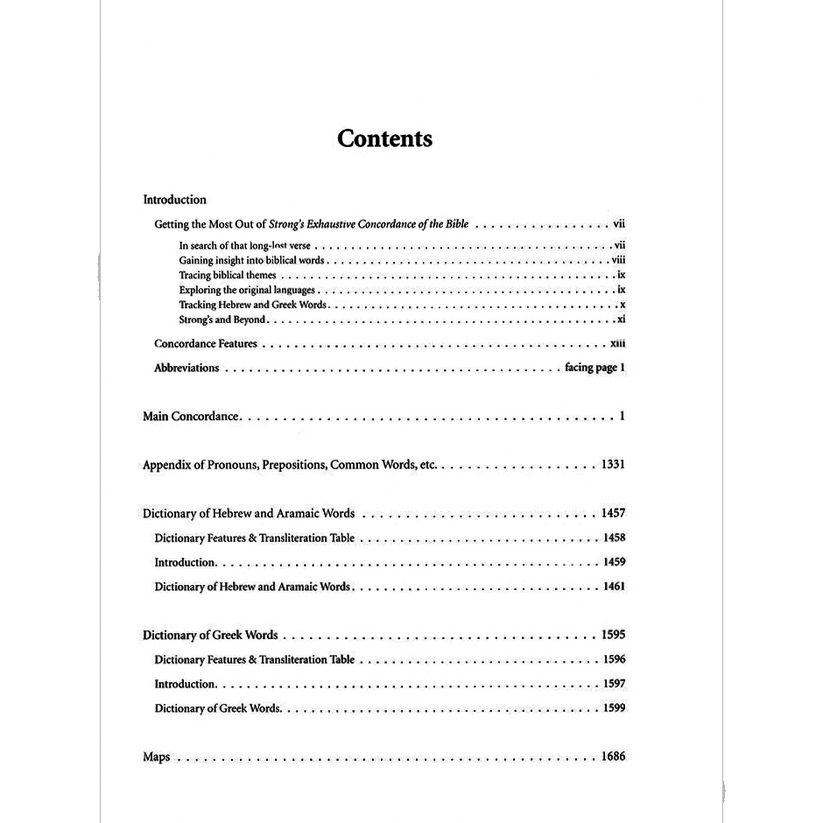 Strong's Exhaustive Concordance, Updated Edition KJV Holyland Marketplace