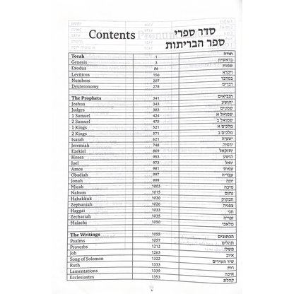 Hebrew-English (NASB) Diglot Bible - Hardcover