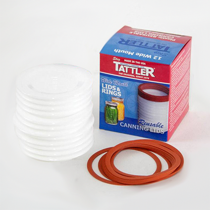 Tattler Reusable Canning Lids (Regular Mouth)