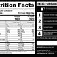 ready hour freeze dried beef dices nutritional information and directions 