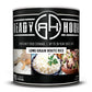 ready hour #10 can long grain white rice black featuring white rice in multiple bowls on cover 