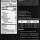 ready hour #10 can black bean burger patty nutritional information and directions 