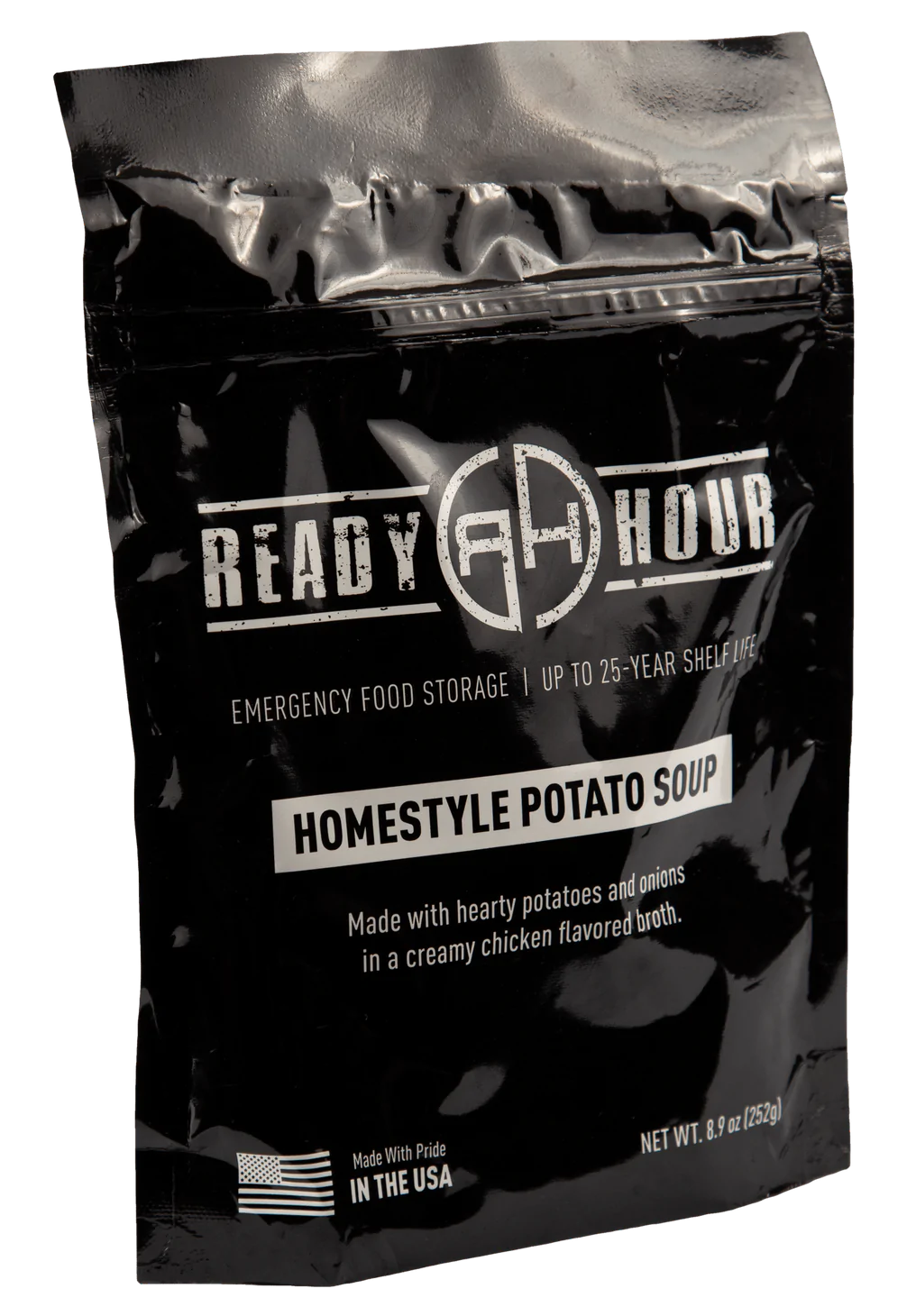 ready hour homestyle potato soup  individual package black