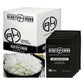 ready hour long grain white rice case pack individual pack black and cooked white rice in black bowl 