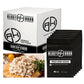 ready hour freeze dried chicken case pack individual pack black chopped chicken on cutting board 