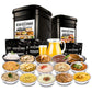 Ready hour 30 day emergency food supply bucket 1 of 2 and 2 of 2 individual packs and featured products   