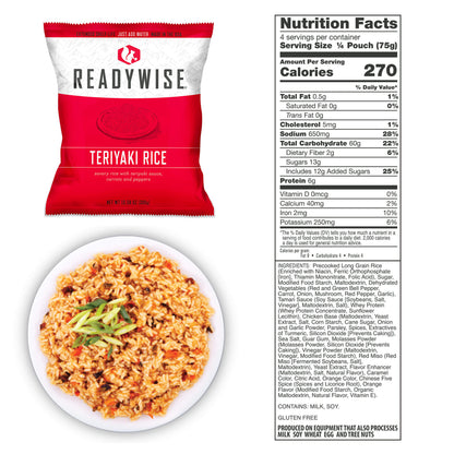 ReadyWise Emergency Ready Food Supply Grab Bag