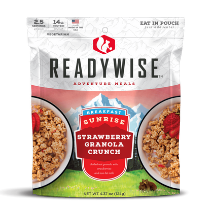 Adventure Meals: Sunrise Strawberry Granola Crunch