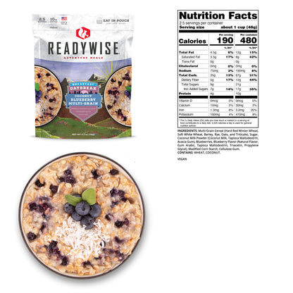 Adventure Meals: Daybreak Coconut Blueberry Multi-grain