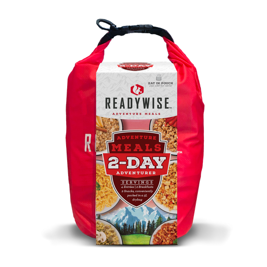 readywise adventure meals 2 day adventure bag 