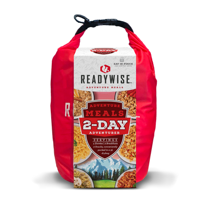 readywise adventure meals 2 day adventure bag 