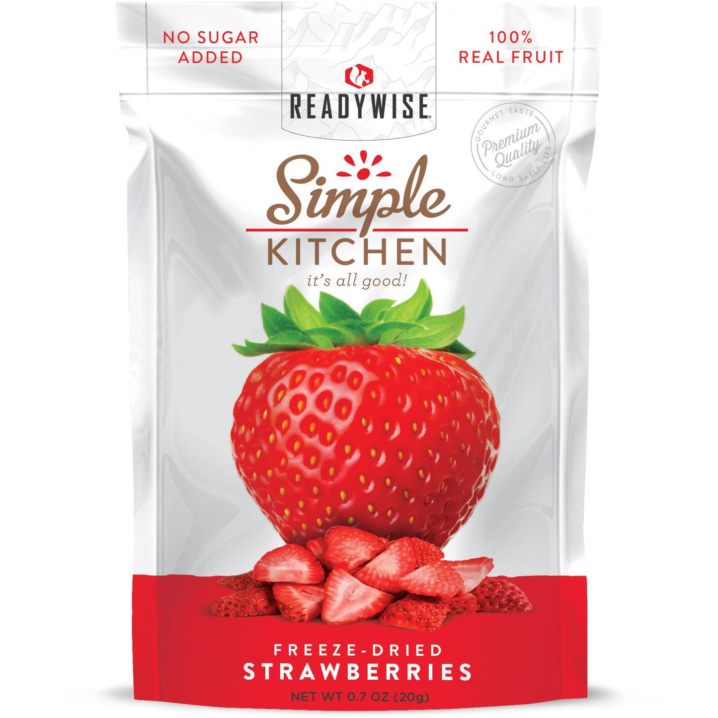 Simple Kitchen Freeze-Dried Strawberries