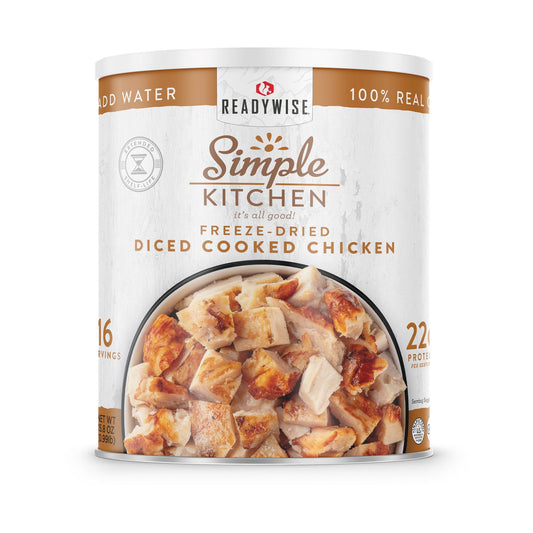 Simple Kitchen #10 Can: Freeze-Dried Diced Chicken