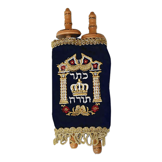 Torah Scroll - Navy (7")