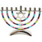 Star of David Hanukkiah - Multicolor