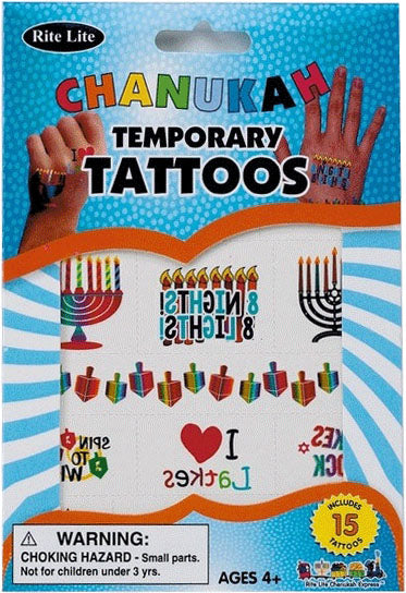 Chanukah Temporary Tattoos
