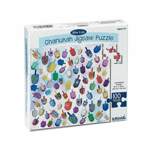 Chanukah Jigsaw Puzzle - Dreidels