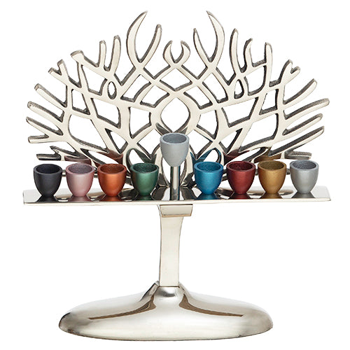 Tree Hanukkah Menorah