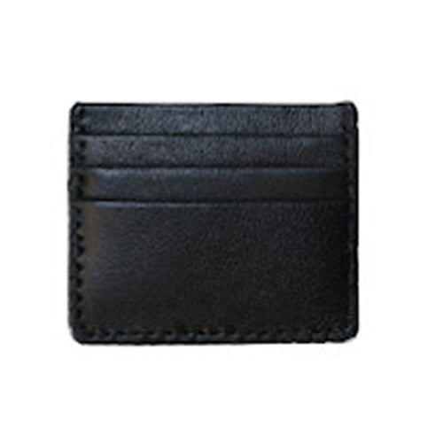 Leather Credit Card Holder - Black