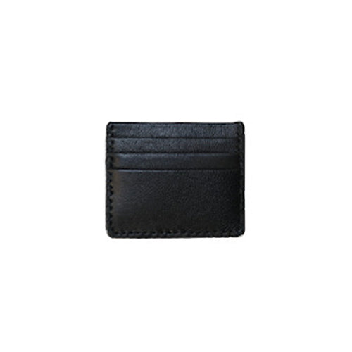 Leather Credit Card Holder - Black