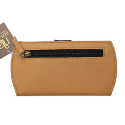 Aphrodite Leather Wallet - Brown
