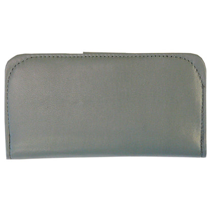 Solomea Leather Wallet - Gray