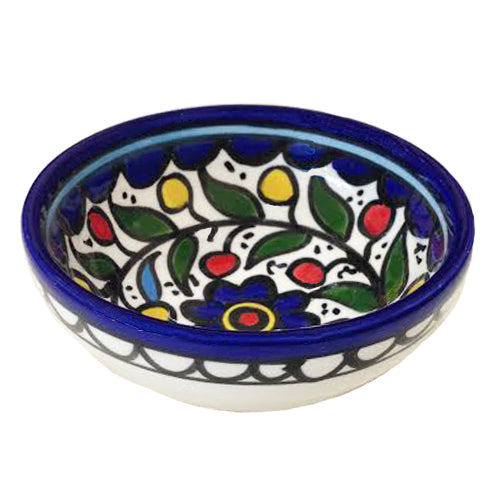 Small deep ceramic bowl in the Armenian style - Traditional Floral