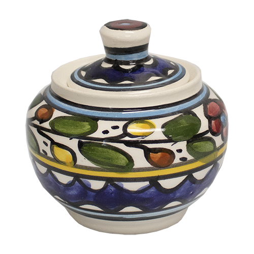 Armenian Ceramic Sugar Bowl (Various Designs) – Holyland Marketplace