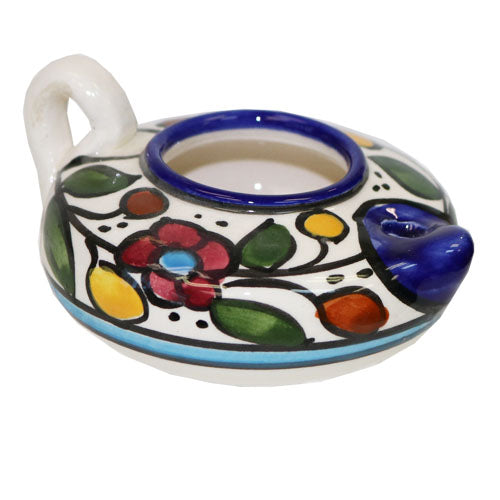 Armenian Traditional Floral Oil Lamp
