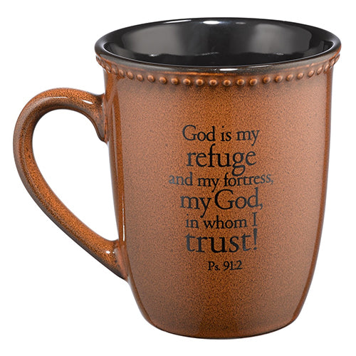God is My Refuge Mug