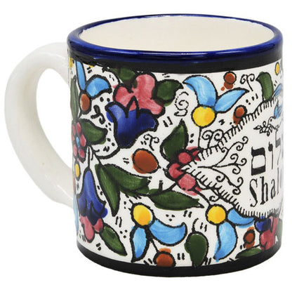 Armenian Ceramic Shalom Mug