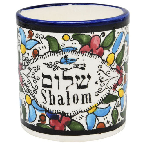 Armenian Ceramic Shalom Mug