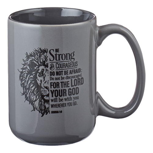 Joshua 1:9 Scripture Mug & Tea Set