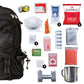 ReadyWise 64-Piece Survival Backpack (Black)
