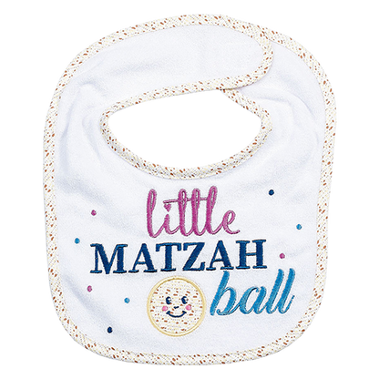 Passover Bib - "Little Matzah Ball"