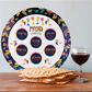 Passover Melamine Seder Plate - Pastels
