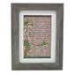 "Vine Names of God" Mosaic Framed - (Small) Driftwood Frame