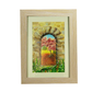 Window to Your Garden (Small) Print by Gitit - Blonde Frame