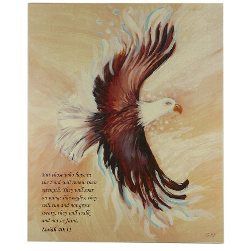 Isaiah 40:31 Eagles Wings Print