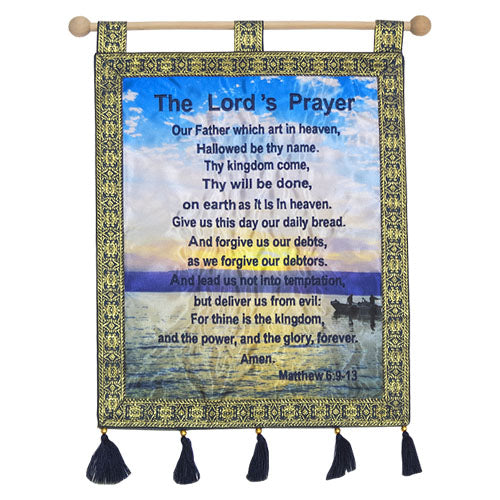 Lord's Prayer Wall Banner (Various Colors)
