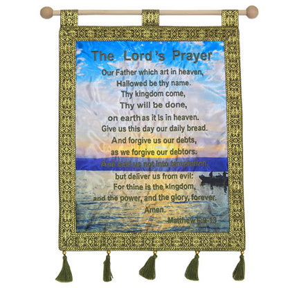 Lord's Prayer Wall Banner (Various Colors)