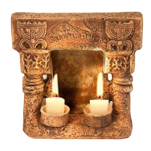 Temple Sabbath Candle Holder