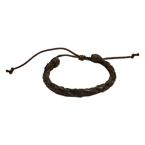 Braided Leather Round Bracelet