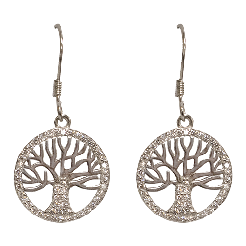 Tree of Life Drop Earrings